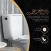 RAVINE Premium Modern Luxury Universal Toilet Handle Replacement, Majestic Collection.