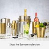 Viners Barware Brushed Silver Stainless Steel Ice Tongs