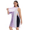 AprBark Women's Post Surgery Hospital Gown C Magnetic Shoulder Closures,