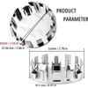 RTrhinoTuning 4PCS Wheel Center Caps Compatible with Armada Titan Pathfinder