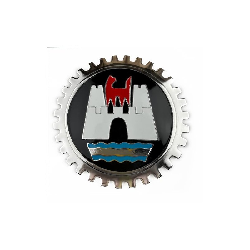 Generic Wolfsburg German Germany Black Red Yellow Grill Badge Emblem