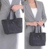Aurora Formal Bag with Gusset, Made in Japan, Black Formal