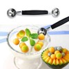2 Pack Double Ended Headed Fruit Icecream Ball Spoon,Stainless Steel
