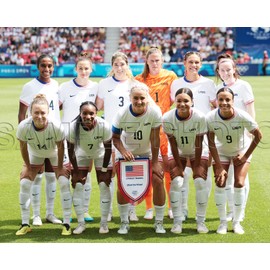 SPORTSPHOTOSUSA 2024 USWNT Women's Olympic Soccer Team 8X10 Photo