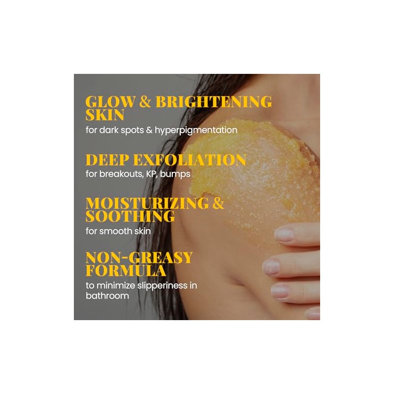 "Chillihaer "Exfoliante de cúrcuma CHILLIHAER para eliminar las axilas oscuras,