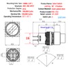 Rotary Switch 16MM Selector Switch 3 Position Select Switch Knob