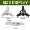 IRmm 3 Pack Grass Trimmer Blade Heads Replacements, 3Teeth Blade