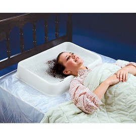 SP Ableware 764280001 Shampoo Rinse Basin, Molded Plastic, White