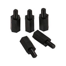 M3 Male-Female Spacer Pack of 100 Black Nylon Hex Spacers Standoffs Assorted Kit PCB Motherboard Spacer Standoff Pillar 10mm+6mm