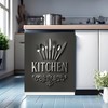 Black Kitchen Dishwasher Magnet Cover, 23x26 in Farmhouse Dishwasher Magnetic