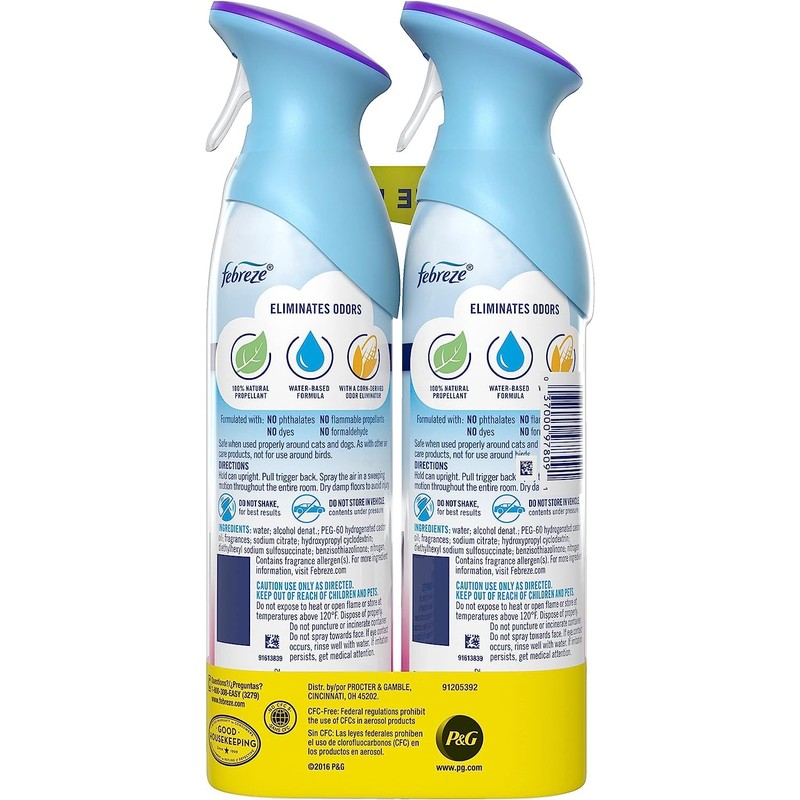 Febreze Odor-Fighting Air Freshener, with Gain Scent, Moonlight Breeze, Pack