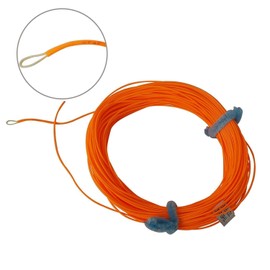 Aventik Fly Fishing Line Weight Forward Floating Fly Line With Exposed Loop Line ID (Orange, 7F)