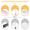 Rulyyo Ergonomic Computer Keyboard Stand - 17 Inch Clear Acrylic