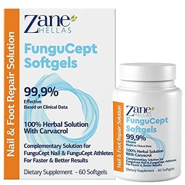 Zane Hellas FunguCept Softgels. for Faster and Better Results. Supportive Softgels for FunguCept Nail & FunguCept Athlete’s. 60 Softgels.
