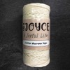 eJoyce 3 mm x 109-yards Macrame Cord Natural Soft Cotton