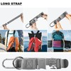 Elastic Jacket Gripper Travel Strap with D-ring Hooks and buckle,