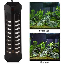 Tnfeeon Aquarium Sterilisation Lamp, Aquarium UV Timer Germicidal Lamp Algae Replacement Steriliser Light for Aquarium Koi Pond Aquarium (EU 220V 22W)