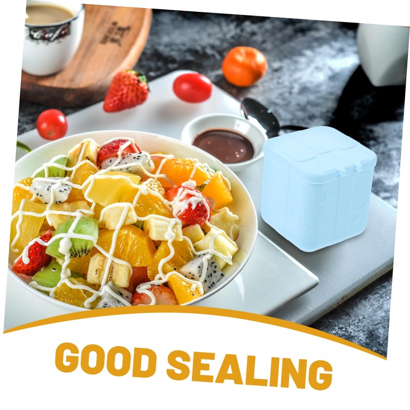 BIUDECO Leakproof Salad Dressing Container Reusable Picnic Sauce Containers Small