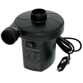 OcioDual Electric Inflator Electric Pumps Compression Intake Air 2 Pin EU Black