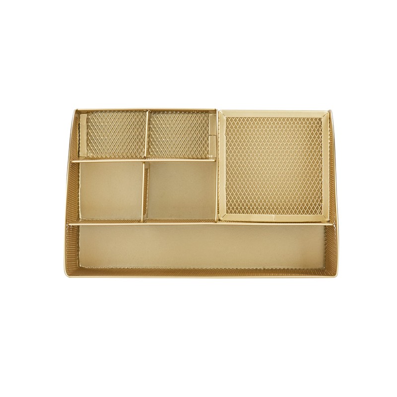 Annova Mesh Desk Organizer Office with 7 Compartments + Drawer/Desk