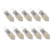 10 Pack G4 2835 LED Bulb Transparent Led Lamp Plug