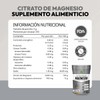 Citrato De Magnesio, Grado Alimenticio 1 Kg Sabor Natural