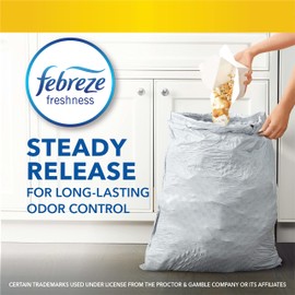 Glad Glad ForceFlex Tall Kitchen Trash Bags, 13 Gal, Gain Lavender with Febreze, 80 Ct (Pack May Vary)