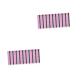 Mikinona 2sets Hair Curling Clips Perm Rods Hairdressing Tool Fluffy Hair Rollers No Pins Required Styling 20pcs*2 Random Color