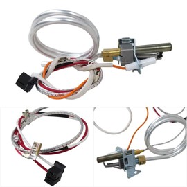 100112330 9007876 9007877 Water Heater Pilot Assembly Nat Gas Thermopile Assembly for Whirlpool Water Heater: n40t121-403, 40s6-40ng, 40t6-34ng-400, 40t10-40ng-400, 50t6-40ng-400