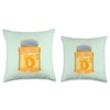 Vitamin D Health Supplement Throw Pillow