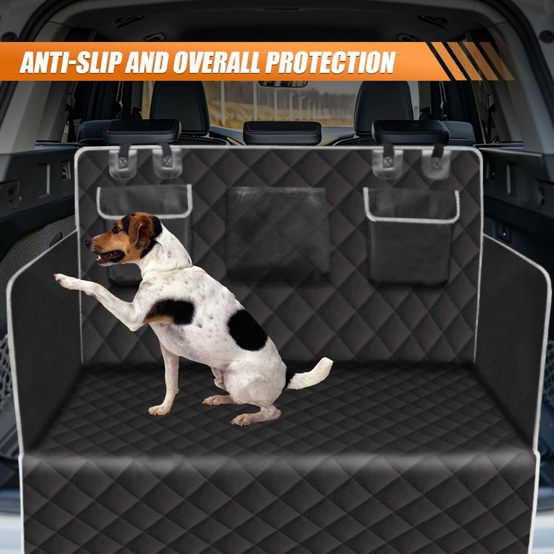 Tuxihapp SUV Cargo Liner for Dogs, Universal Scratchproof Dog Trunk