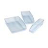 Wenko fridge organiser storage box 3 pieces polystyrene 22.5 x