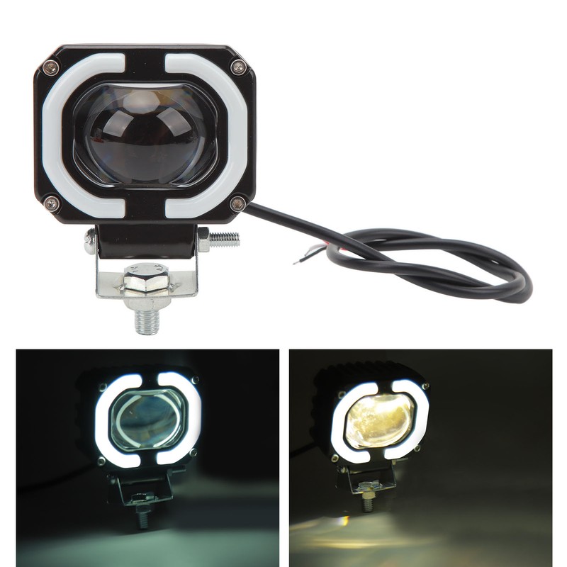 10 to 60V LED Spotlight 2000LM IP67 Waterproof Two Color