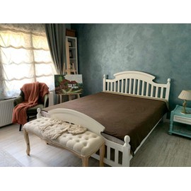 Waterproof Blanket for Adults - Cozy Love Throw Blankets for Couples, Ideal for Bed and Intimacy Moments [80"x90" Grizzly Brown/Caramel Cappuccino]