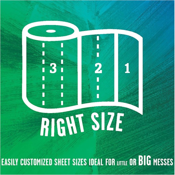 100% Recycled Paper Towels, 2 Ply, 140 Sheets, 6 Rolls