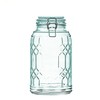 10 Strawberry Street Bleeker Glass Canister, Green, Set of 3