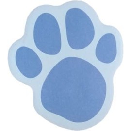 Handcrafted Handy Dandy Notebook Paw Print Sticky Note Pad Clues - 25 Paw Shaped Sticky Notes