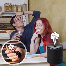 Pooter Fart Machine Toy, Novelty Squeeze Pooter Fart Machine Gadget Farting Sounds Funny Squeeze Fake Fart for Funny Gag Party Birthday Joke Gift Joke Item