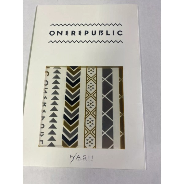 ONEREPUBLIC 1R FLASH TATTOOS OFFICIAL MERTCHANDISE NEW!! ONE REPUBLIC