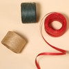 LUTER 3 Rolls Christmas Raffia Paper Ribbon, Natural Raffia Paper