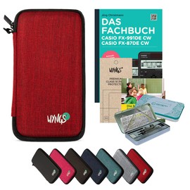 CALCUSO Accessory Struts Pack Red Compatible with Casio FX-991DE CW Calculator