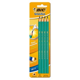 BIC Evolution Original HB Graphite Pencils - 4 Count (Pack of 1)