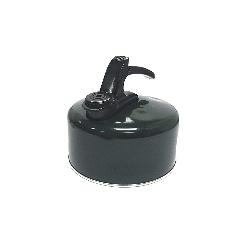 Hi-Gear 2-Litre Aluminium Whistling Kettle (black), Black, One Size