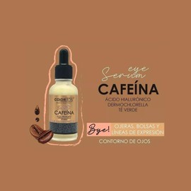 Serum Para Contorno de Ojos Con Cafeina Colorton By Gaero Shop | Kit 2 Piezas| 60 ml | Con Acido Hialuronico