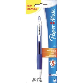 Paper Mate S0903160 Silkwriter Gelschreiber, mittlere Spitze, 0.7 mm, blau