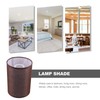 Kichvoe Drum Lamp Shape, Fabric Cylinder Lamp Shades Spider Construction