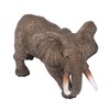 Elephant Figurine Model Vivid Details High Simulation Elephant Model Ornament