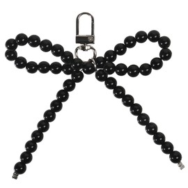 Pearl Bow Keychain Y2k Bowknot Keyring, Sweet Bag Car Keys Charms Accessories for Women (zhuzi-KC05)