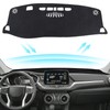 PeakPurit Black Dashboard Dash Board Cover Mat Carpet for Chevy
