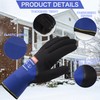 LOCCEF 2 Pairs Winter Work Gloves for Men and Women,